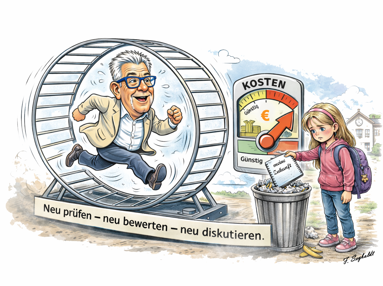 Zeit kostet Geld. Stillstand kostet Zukunft.